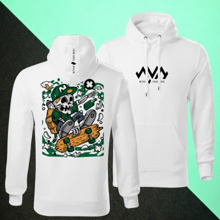 WYM Gördeszkás Csontváz Pulóver Unisex 02